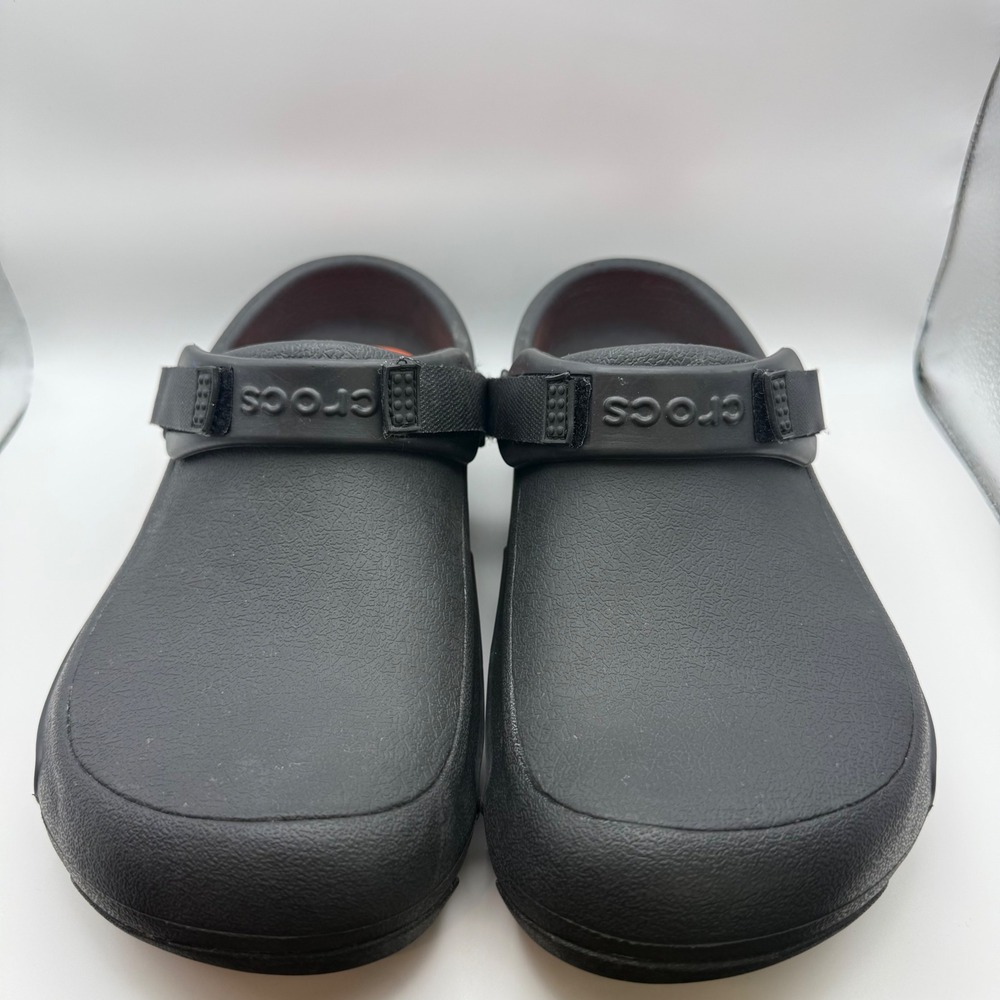 Crocs Bistro Pro LiteRide Work Clogs Black M9 W11 Slip Resistant Shoes Workwear